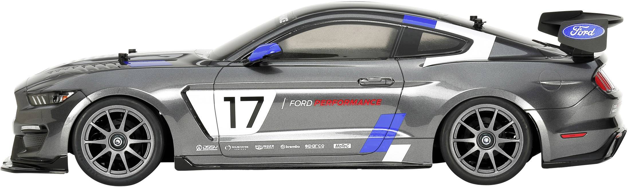 Tamiya TT-02 Ford Mustang GT4 Brushed 1:10 RC Modellauto Elektro Straßenmodell Allradantrieb (4WD) Bausatz