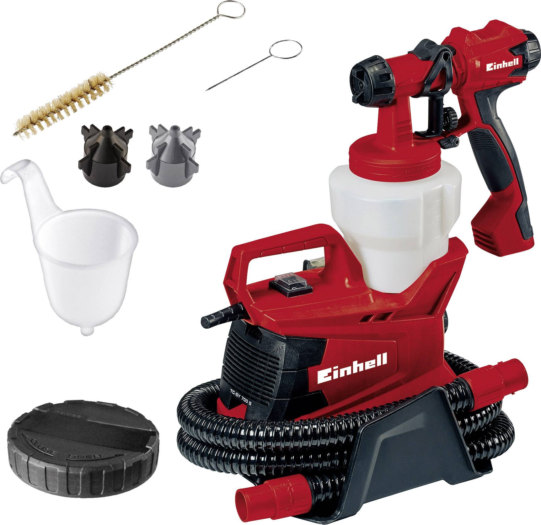 Einhell TC-SY 700 S Farbsprühsystem 700 W Fördermenge (max.) 1000 ml/min