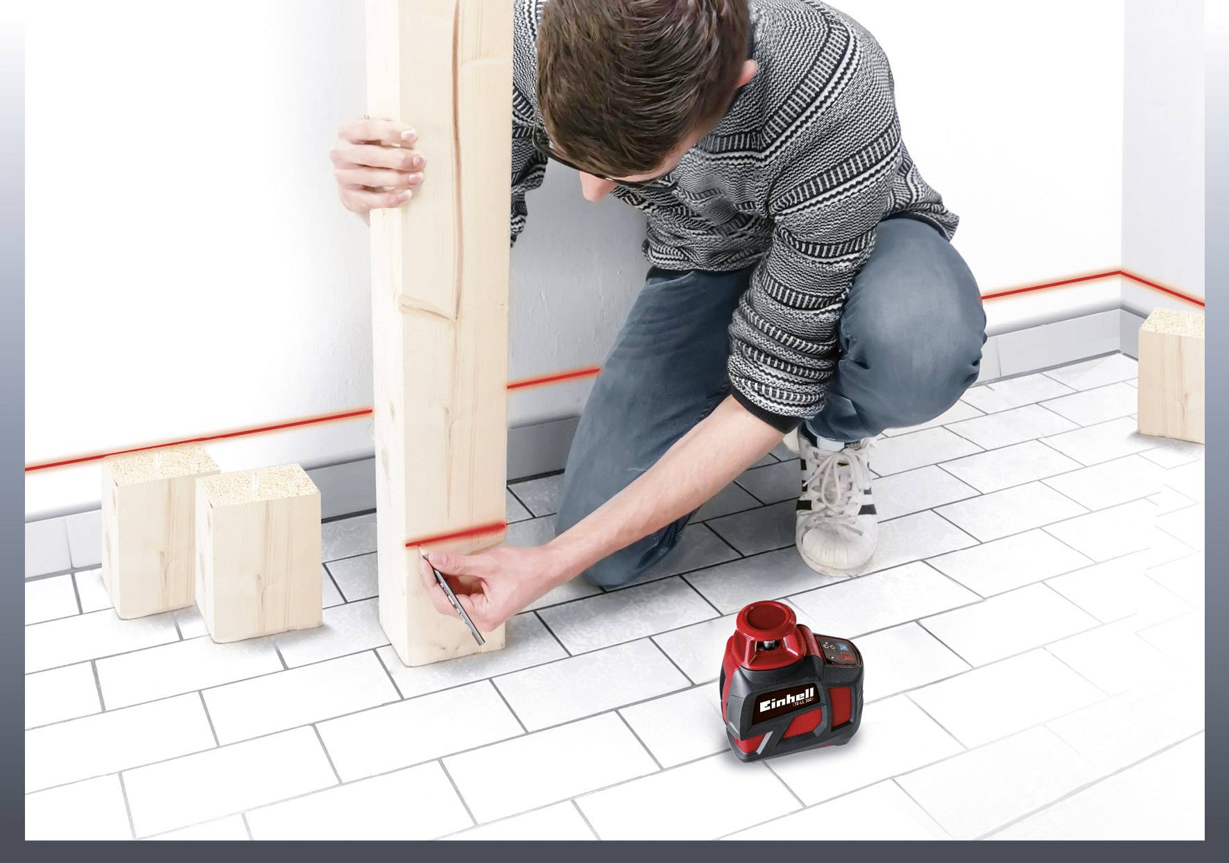 Einhell TE-LL 360 Kreuzlinienlaser Reichweite (max.): 20 m