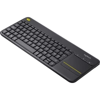 Logitech K400+ Funk Tastatur Tschechisch Schwarz Integriertes Touchpad, Maustasten, Multimediataste Logitech K400+ Funk Tastatur Tschechisch Schwarz Integriertes Touchpad, Maustasten, Multimediataste