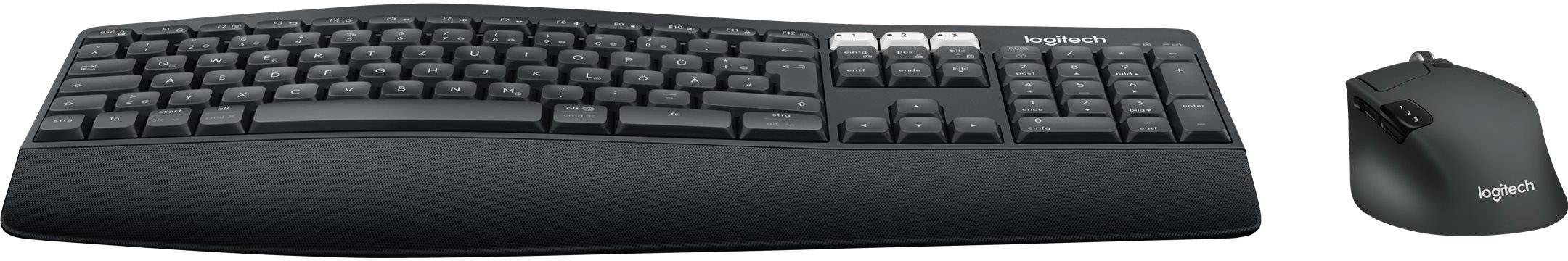 Logitech MK850 PERFORMANCE Bluetooth® Tastatur, Maus-Set Niederländisch, QWERTY Schwarz