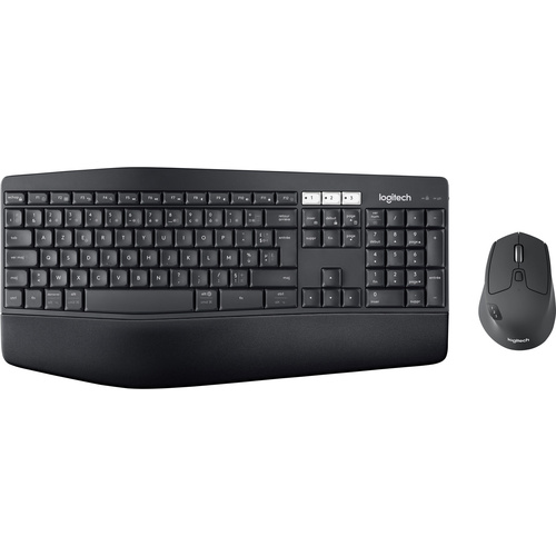 Logitech MK850 PERFORMANCE Bluetooth® Tastatur, Maus-Set Ergonomisch UK-Englisch, QWERTY Schwarz
