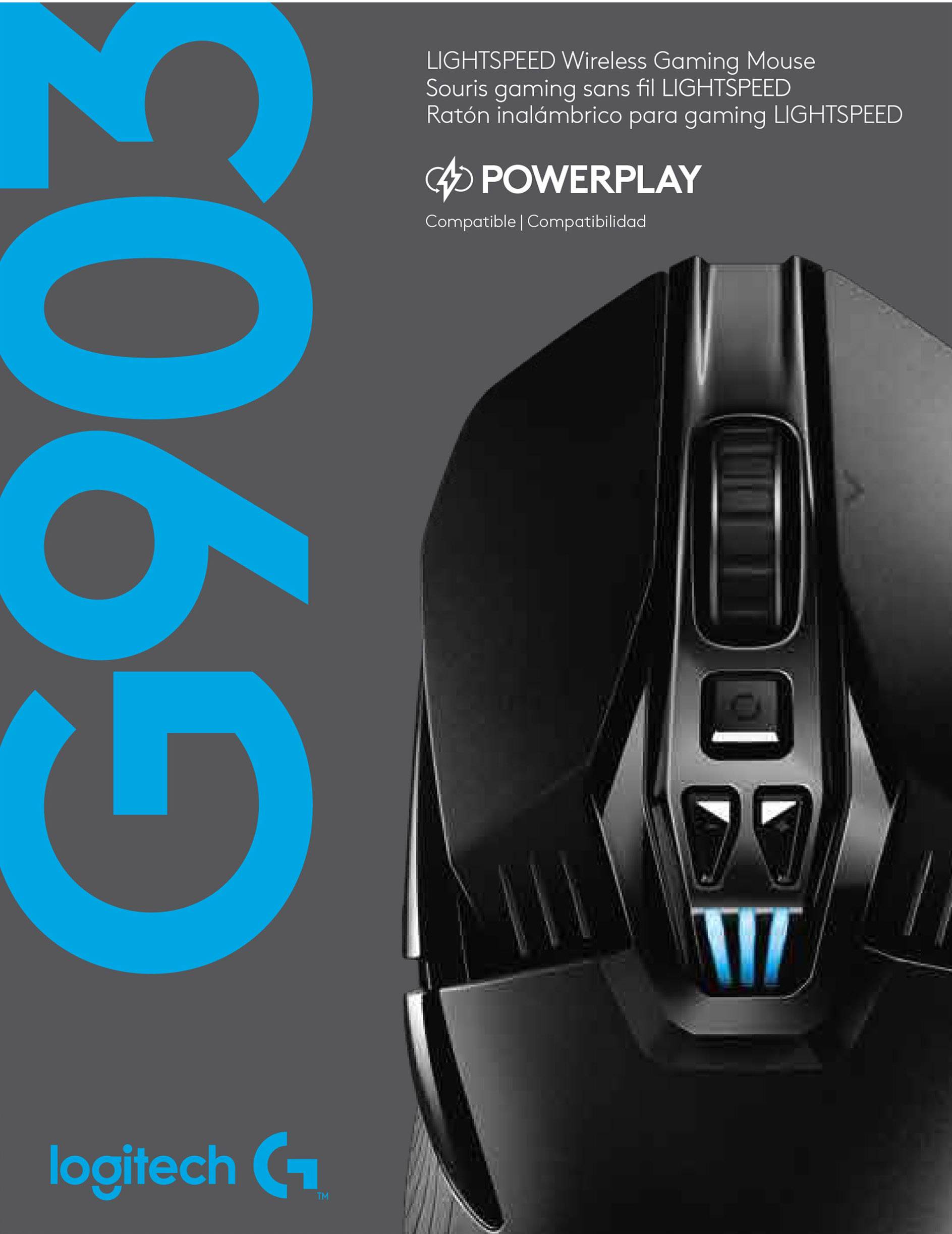 Logitech G903 Funk Gaming-Maus Optisch Beleuchtet Schwarz
