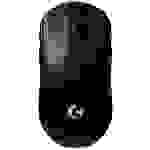 Logitech G Pro Gaming-Maus USB Optisch Schwarz 8 Tasten 16000 dpi Beleuchtet, Austauschbare Seitenteile, Abnehmbares Kabel