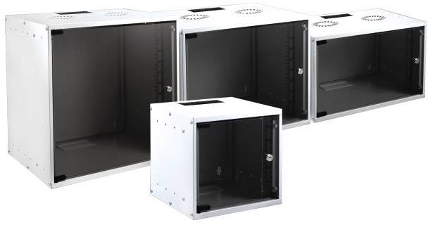 EFB-Elektronik BASIC - Gehäuse Netzwerkschrank - geeignet für Wandmontage - weiß, RAL 9010 - 15U - 48.3 cm (19)