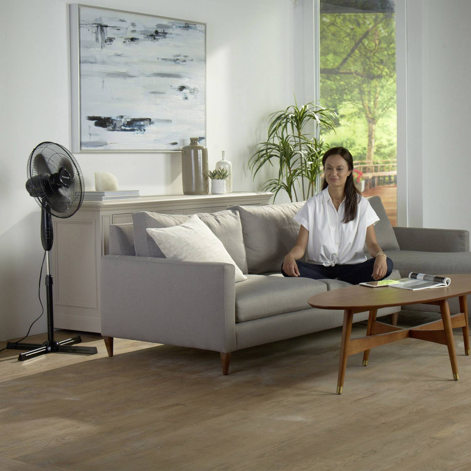 Honeywell HSF1630E4 Standventilator 45 W Schwarz