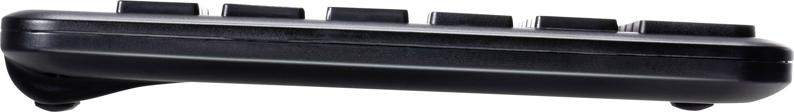 Renkforce MT-1006 Funk Tastatur, Touchpad Deutsch, QWERTZ Schwarz Integriertes Touchpad, Maustasten, Multimediatasten