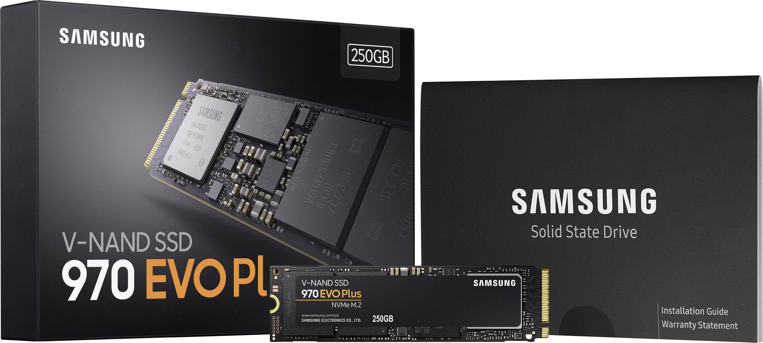 970 EVO SSD MZ-V7S250BW 250GB M.2 PCI Express 3.0 x4 NVMe