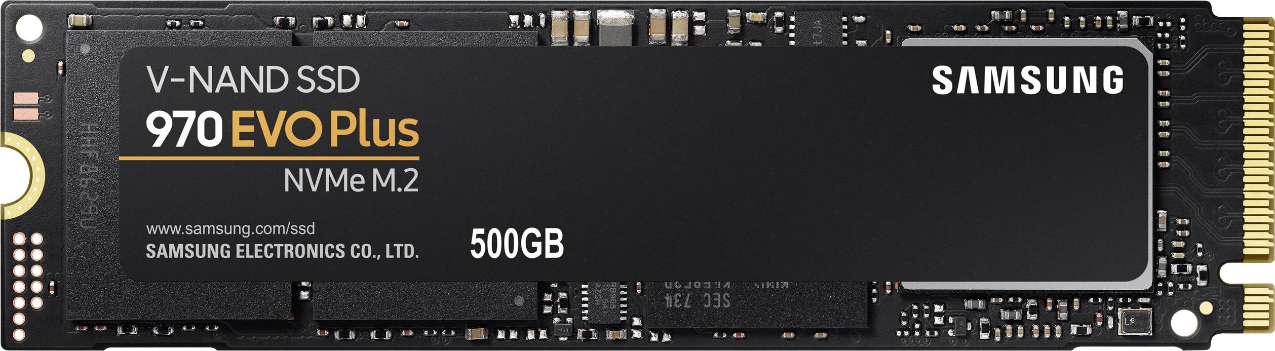 Samsung 970 EVO Plus 500 GB Interne M.2 PCIe NVMe SSD 2280 M.2 NVMe PCIe 3.0 x4 Retail MZ-V7S500BW