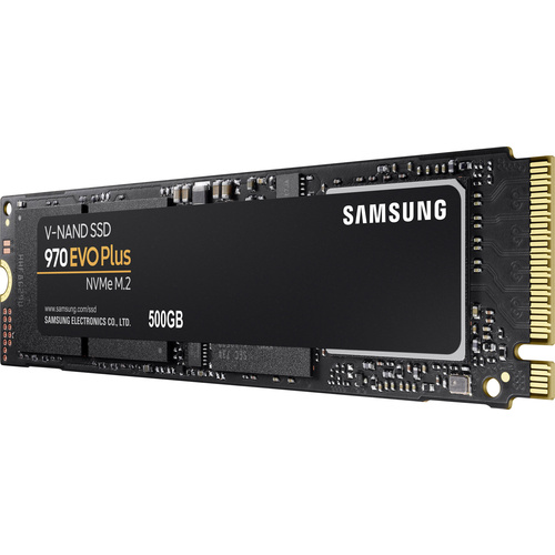 Samsung 970 EVO Plus 500GB Interne M.2 PCIe NVMe SSD 2280 M.2 NVMe PCIe 3.0 x4 Retail MZ-V7S500BW