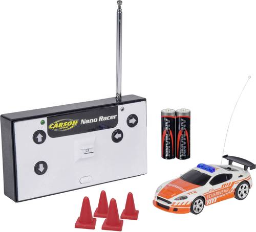500404180 Nano Racer Feuerwehr 1:60 RC Einsteiger Modellauto Elektro Einsatzfahrz