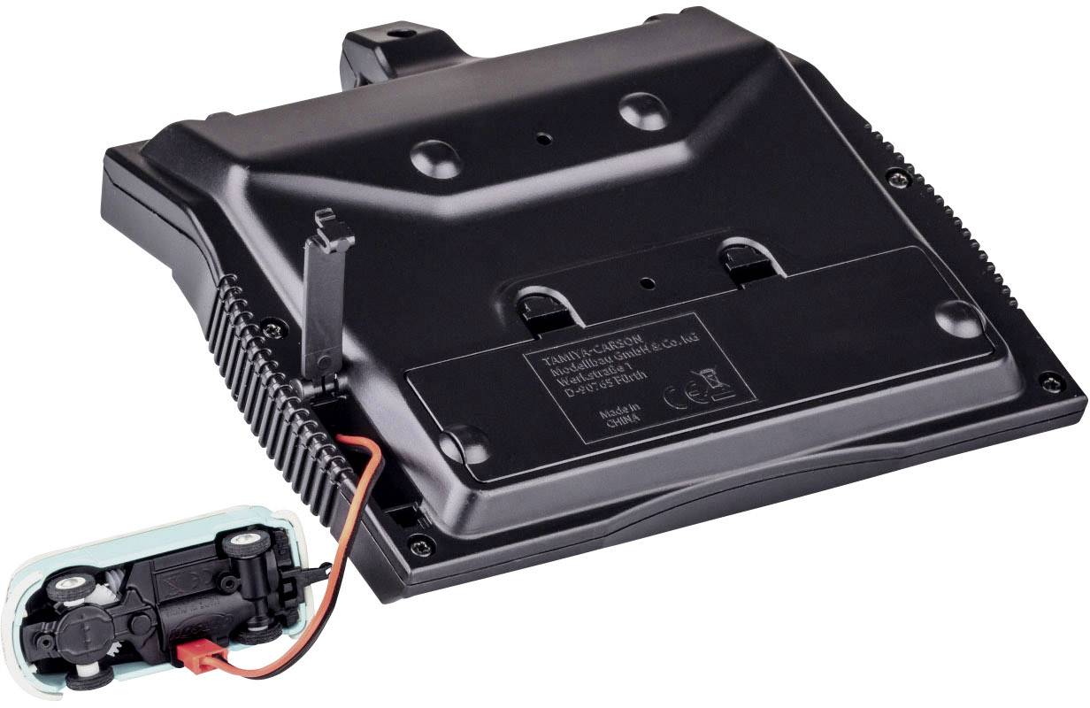 Carson Modellsport 500504122 VW Bus T1 Samba mit Anhänger 1:87 RC Modellauto Elektro Straßenmodell