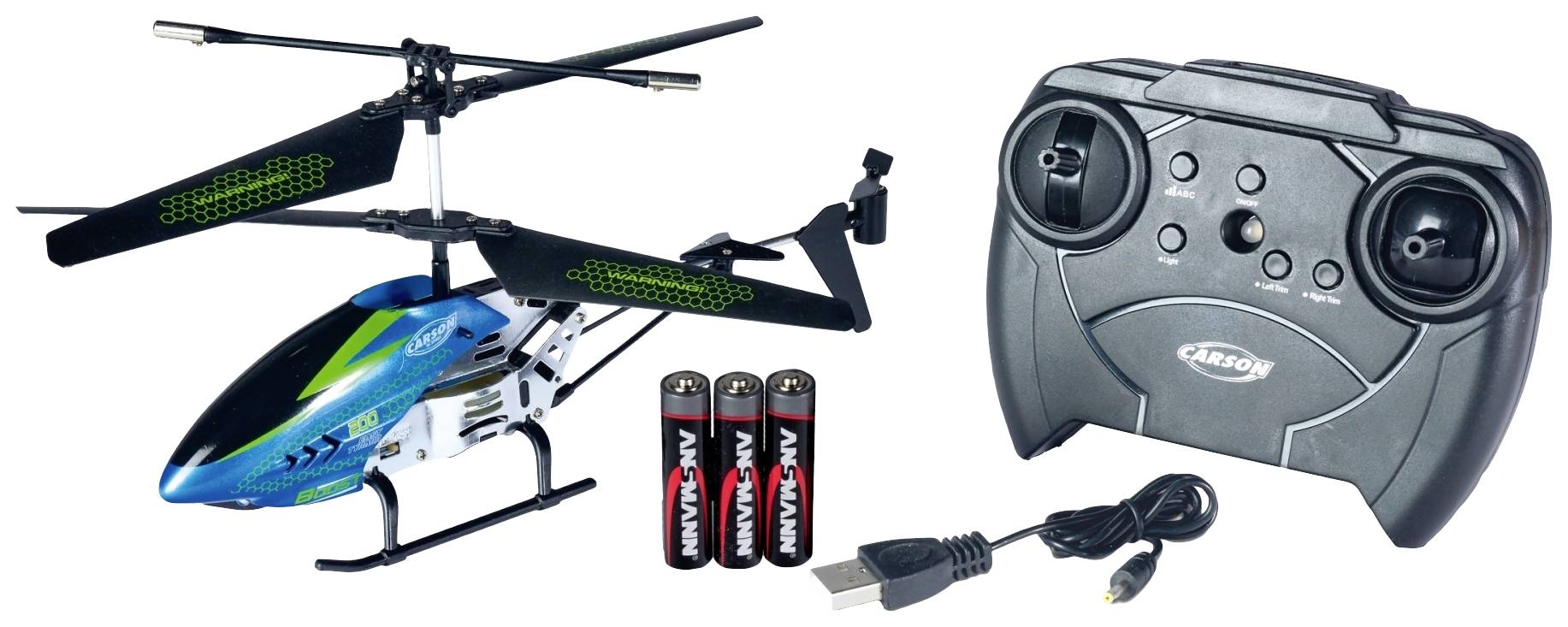 Carson Modellsport Easy Tyrann 200 Boost RC Einsteiger Hubschrauber RtF