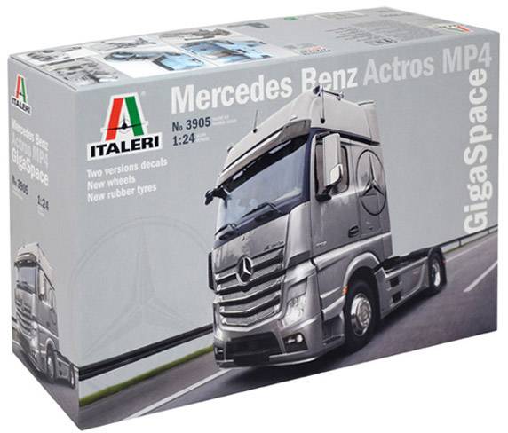 Italeri 510003905 Mercedes Benz Actros MP4 Gigaspace Truckmodell Bausatz 1:24