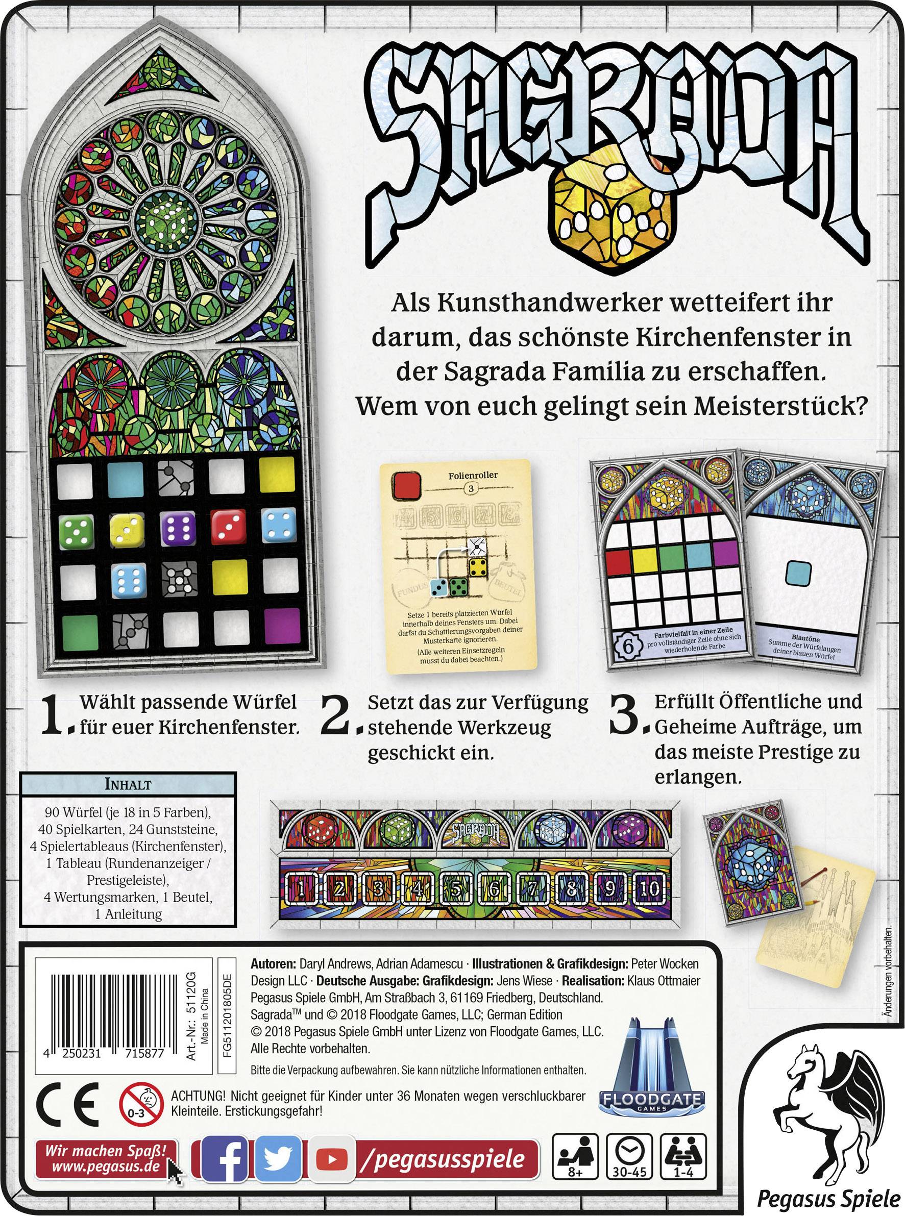 Pegasus Spiele 51120G Sagrada