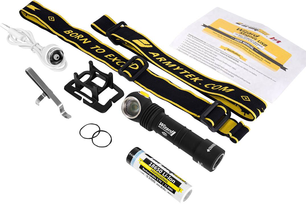 ArmyTek Wizard v3 LED Stirnlampe akkubetrieben 1000lm F05401SC