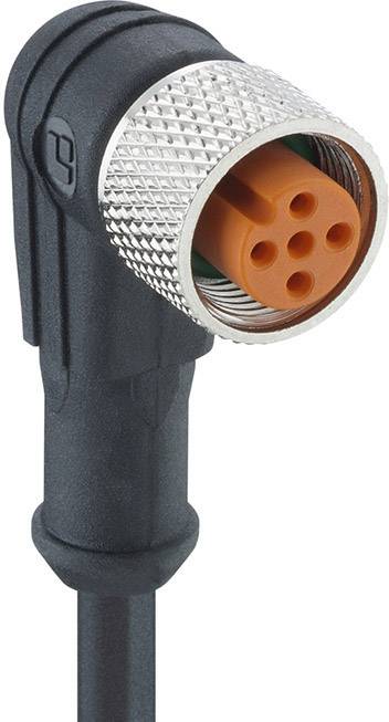 Lutronic 1073 Sensor-/Aktor-Steckverbinder, konfektioniert M12 Kupplung, gewinkelt 5.00m Polzahl Sensoren: 4 1St.
