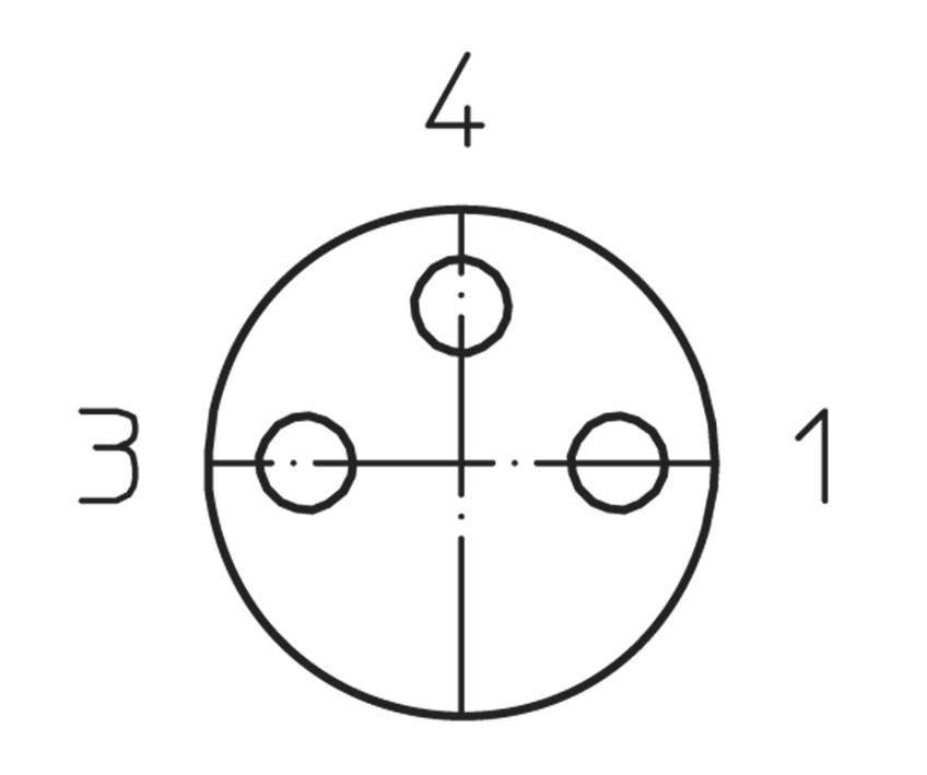 Lutronic 1117 Sensor-/Aktor-Steckverbinder, konfektioniert M8 Kupplung, gewinkelt 2.00m Polzahl Sensoren: 3 1St.