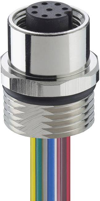 Lutronic 1232 Sensor-/Aktor-Einbausteckverbinder M12 Stecker, Einbau 0.50 m Polzahl Sensoren: 4 1 S