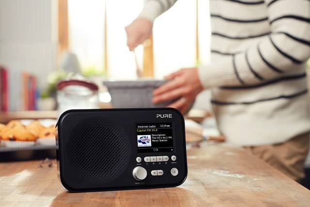 Pure Elan IR3 Internet Kofferradio AUX, WLAN, Internetradio Spotify Schwarz