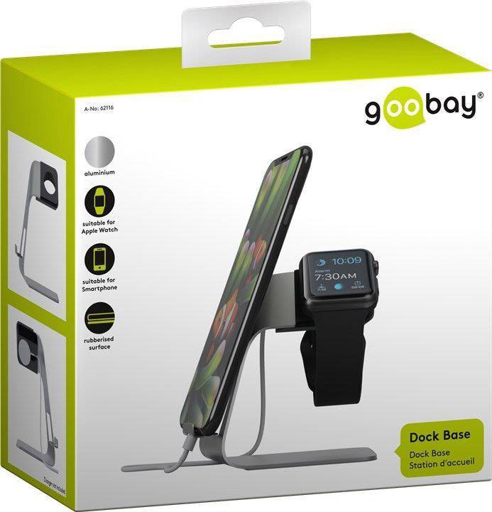 Goobay Dock Base Ladedock Silber