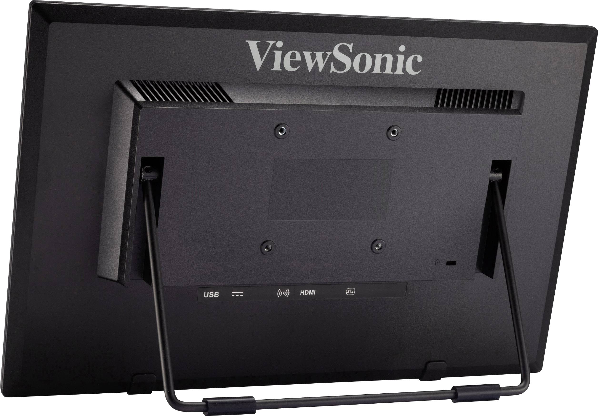 Viewsonic TD1630-3 Touchscreen-Monitor EEK B (A - G) 40.6 cm (16 Zoll) 1366 x 768 Pixel 16:9 12 ms HDMI®, USB, VGA, Klinke TN LCD