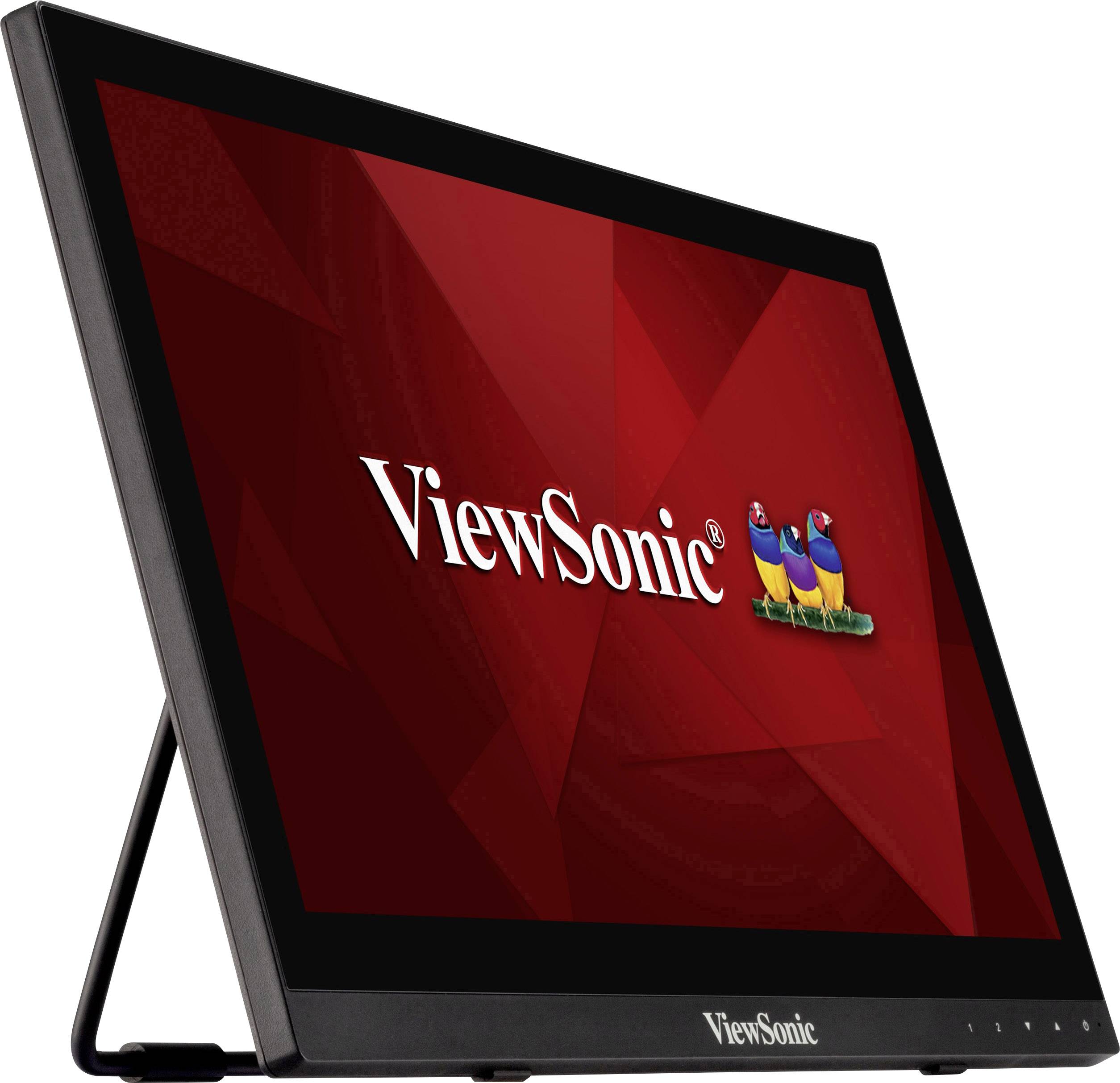 Viewsonic TD1630-3 Touchscreen-Monitor EEK B (A - G) 40.6 cm (16 Zoll) 1366 x 768 Pixel 16:9 12 ms HDMI®, USB, VGA, Klinke TN LCD