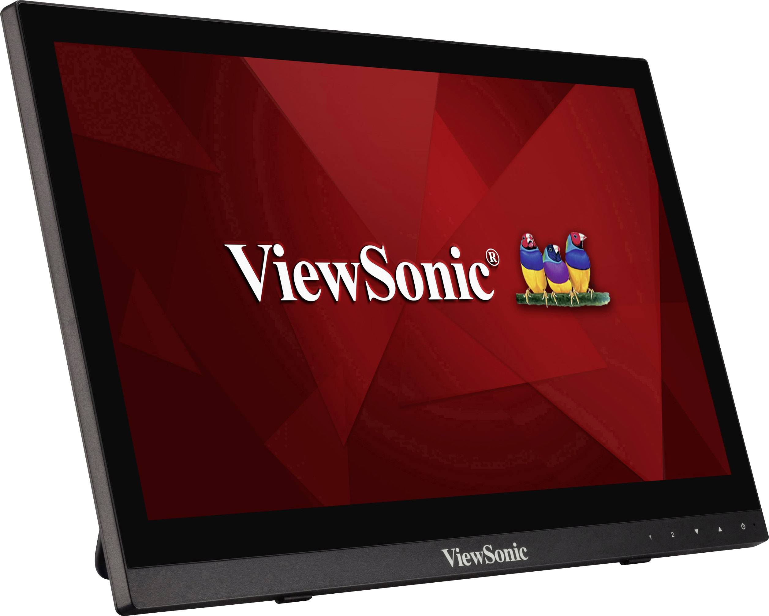 Viewsonic TD1630-3 Touchscreen-Monitor EEK B (A - G) 40.6 cm (16 Zoll) 1366 x 768 Pixel 16:9 12 ms HDMI®, USB, VGA, Klinke TN LCD