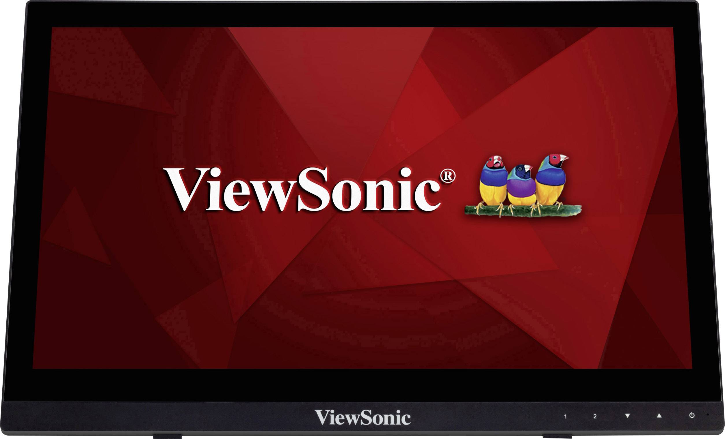 Viewsonic TD1630-3 Touchscreen-Monitor EEK B (A - G) 40.6 cm (16 Zoll) 1366 x 768 Pixel 16:9 12 ms HDMI®, USB, VGA, Klinke TN LCD