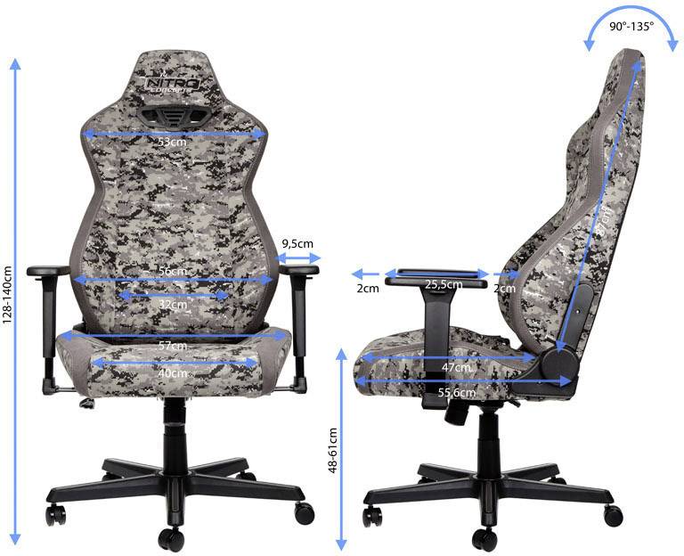 Nitro Concepts S300 Gaming-Stuhl Camouflage