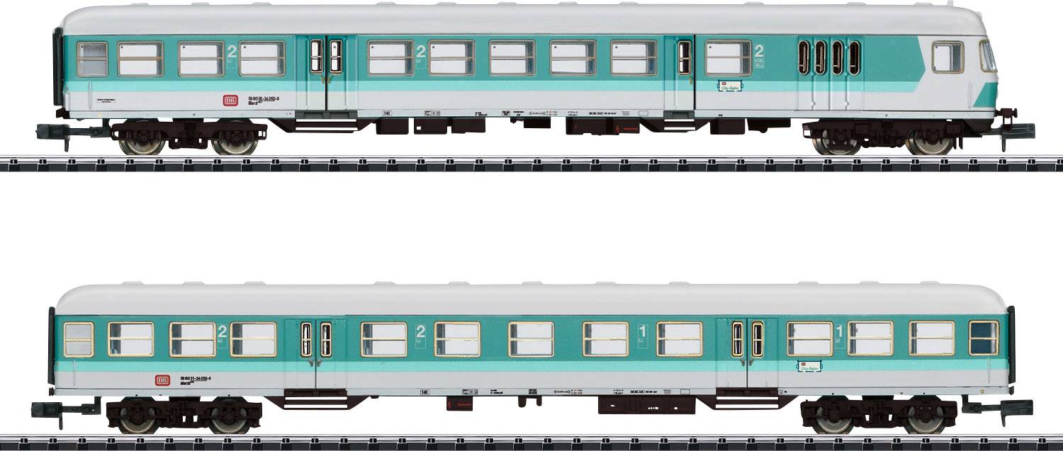 MiniTrix T15467 N 2er-Set Personenwagen der DB 2. Klasse