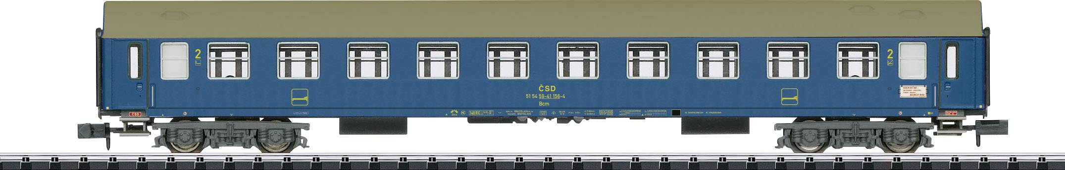 MiniTrix T15997 N 3er-Set Schnellzugwagen "Balt-Orient-Express" Teil 3