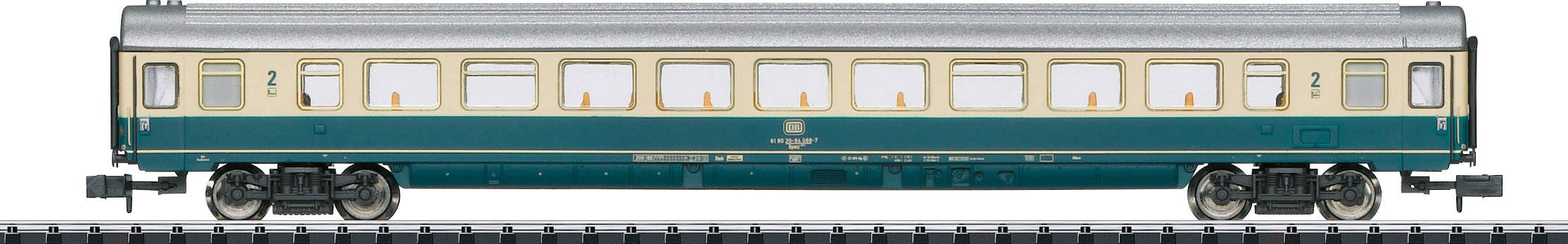 MiniTrix T15460 N 3er-Set Schnellzugwagen der DB IC 611 Teil 2