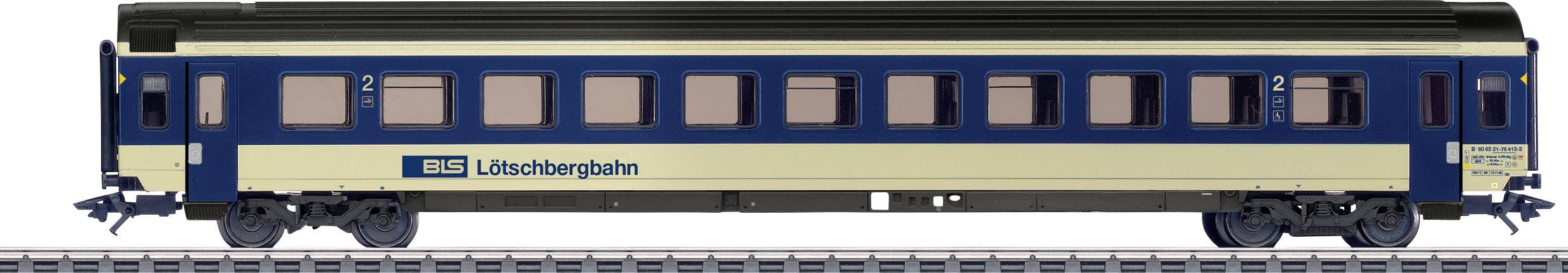 Märklin 42175 H0 4er-Set Personenwagen der BLS