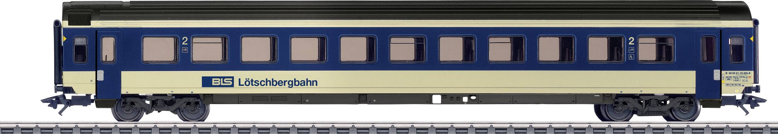Märklin 42175 H0 4er-Set Personenwagen der BLS