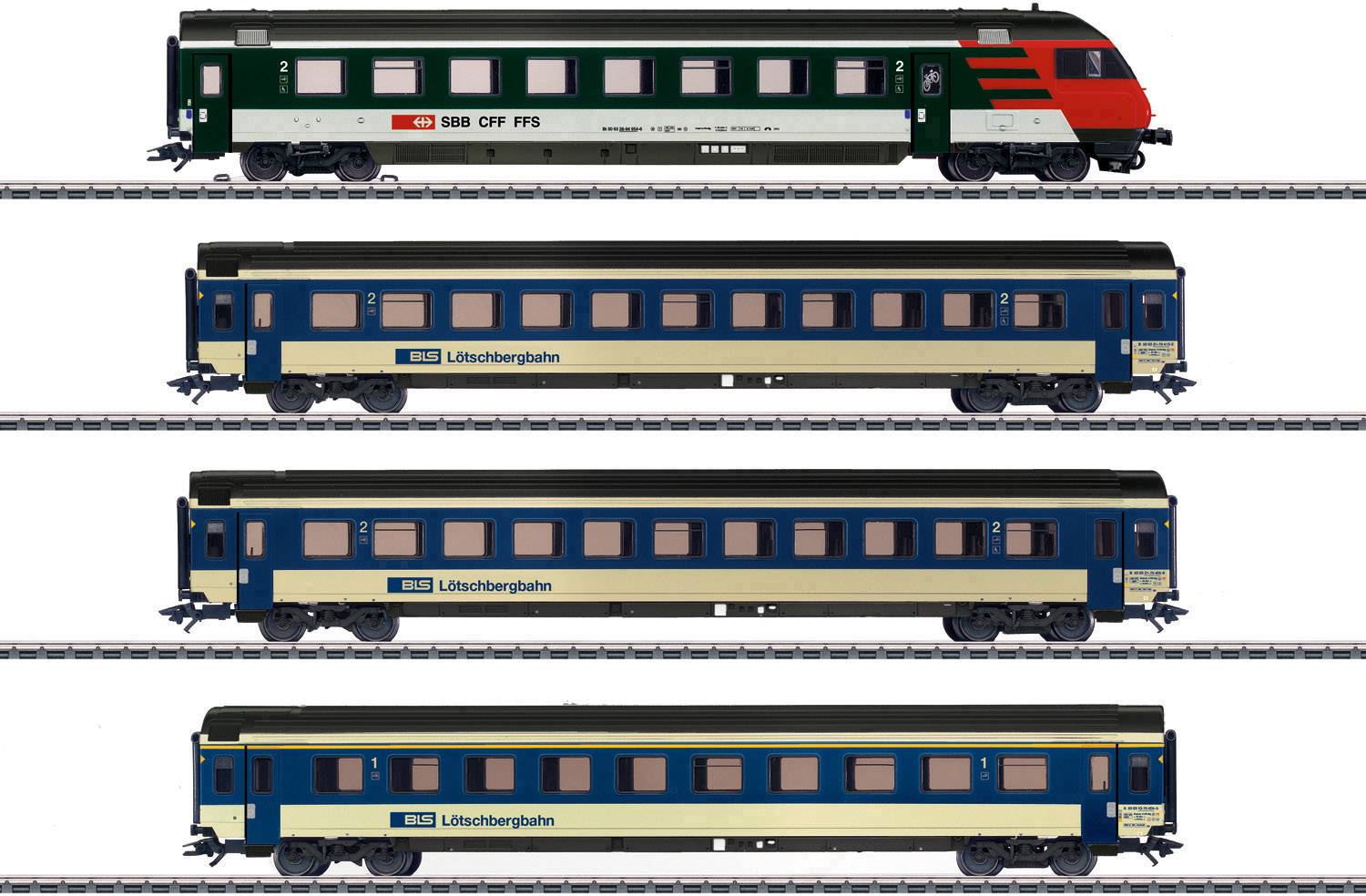 Märklin 42175 H0 4er-Set Personenwagen der BLS