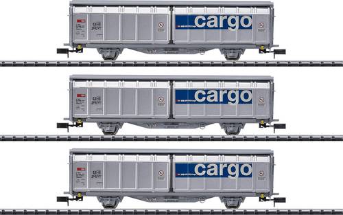 MiniTrix T15282 N 3er-Set Schiebewandwagen der SBB Cargo