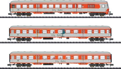 MiniTrix T15474 N 3er-Set Personenwagen  City-Bahn  der DB