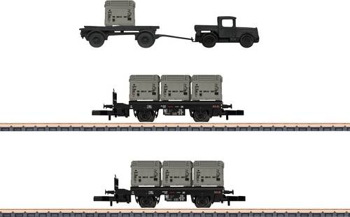 82329 Z 2er-Set Behältertragwagen Von Haus zu Haus der DB