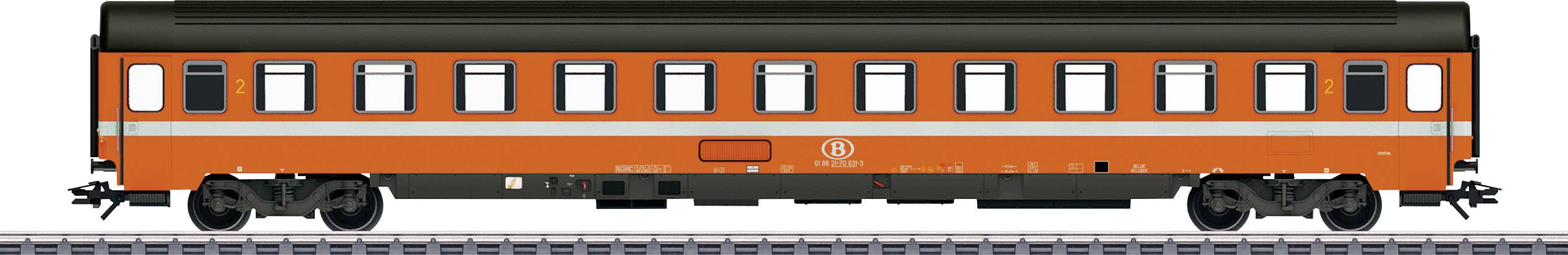 Märklin 43521 H0 Personenwagen Eurofima der SNCB 2. Klasse