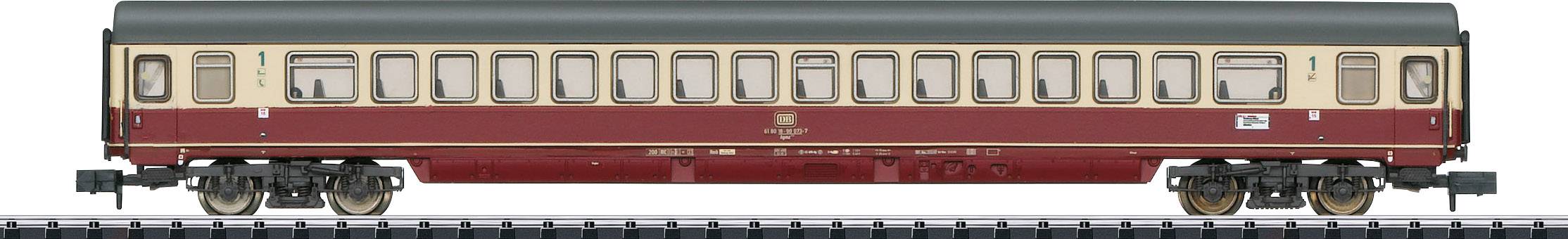 MiniTrix T15459 N 3er-Set Schnellzugwagen der DB IC 611 Teil 1