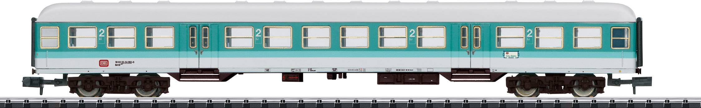 MiniTrix T15468 N Personenwagen der DB 2. Klasse