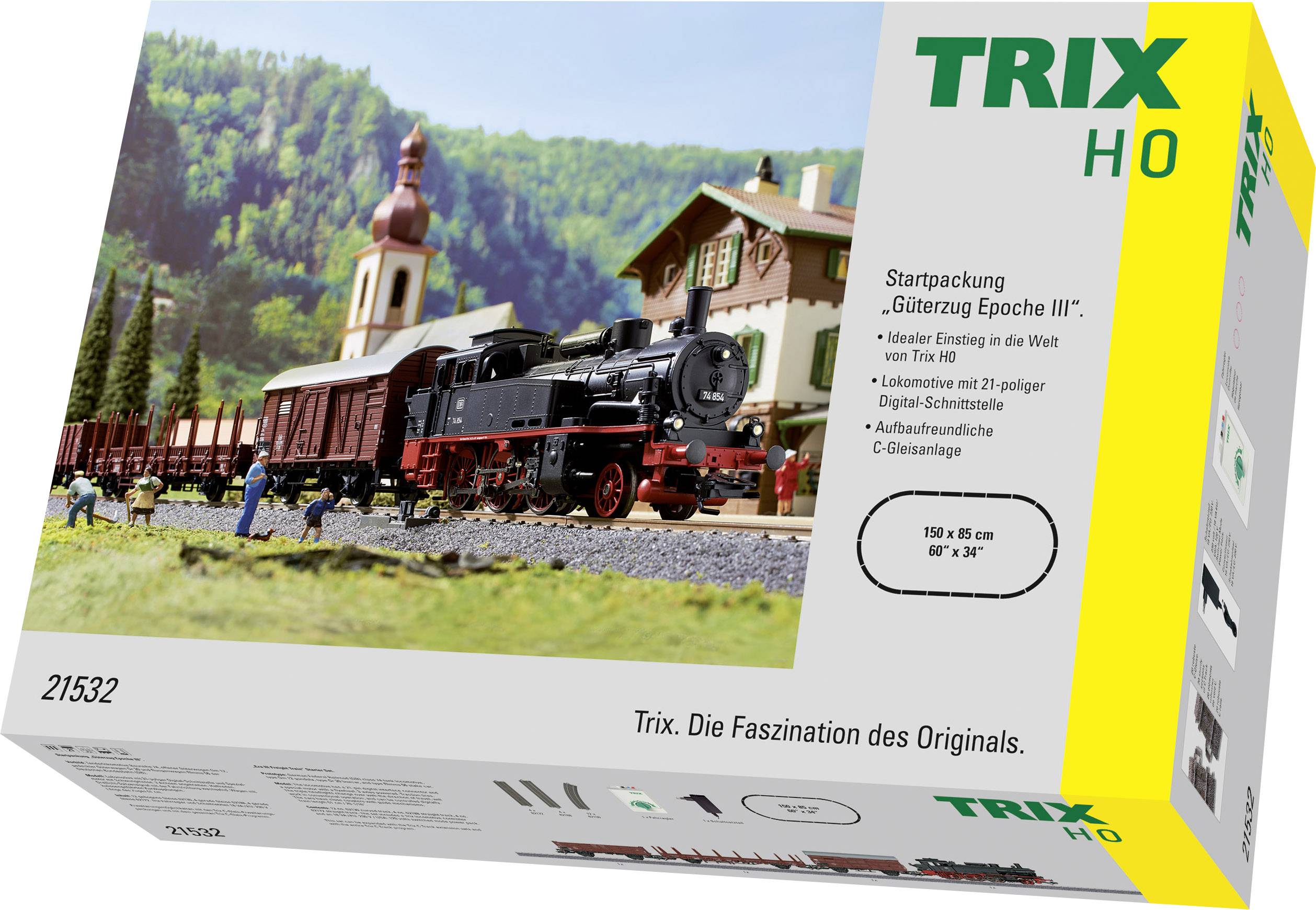 TRIX T21532 H0 Start-Set Güterzug der DR