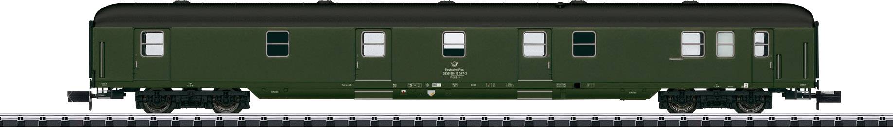 MiniTrix T15311 N 2er-Set Postwagen der DR