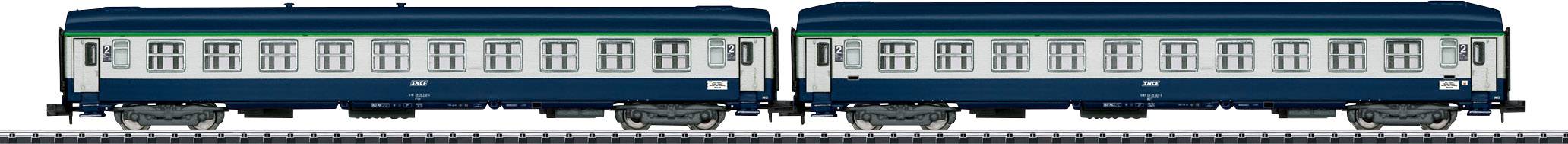 MiniTrix T15373 N 2er-Set Schnellzugwagen "Orient-Express" Teil 3