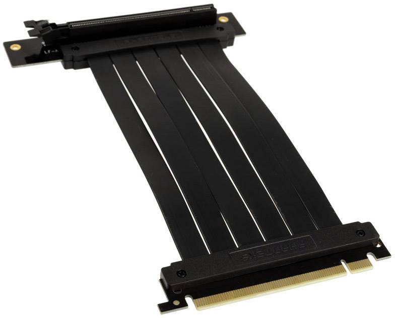 Phanteks PCIe Riser Kabel PCIe x16 Stecker, PCIe x16 Buchse 0.20 m Schwarz Buchse 90° gewinkelt PH-