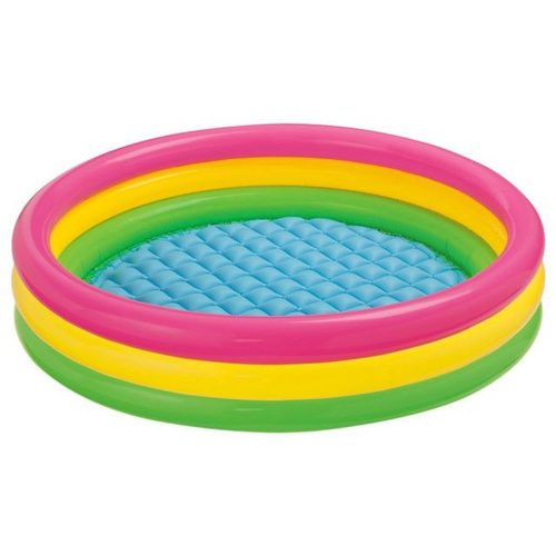 Intex Farbenfroher Kinderpool Easy Pool (Aufblasring) (Ø x H) x