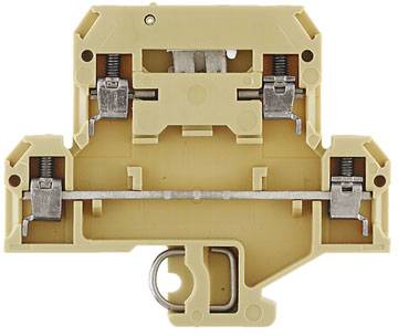 Weidmüller 0670760000 Reihenklemme Schrauben Beige, Gelb 100St.