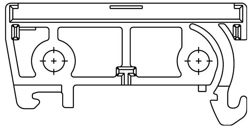 Weidmüller AP 45/RE OR 1665 1011600000 Universal-Gehäuse 45 x 8 x 22.9 Orange 20St.