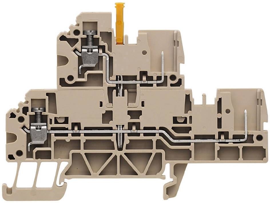 Weidmüller 1305300000 Reihenklemme 4mm Schrauben Dunkelbeige 50St.